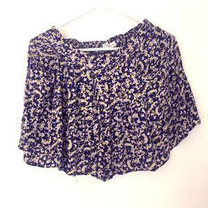 BCBG Floral Skort, Purple and Yellow